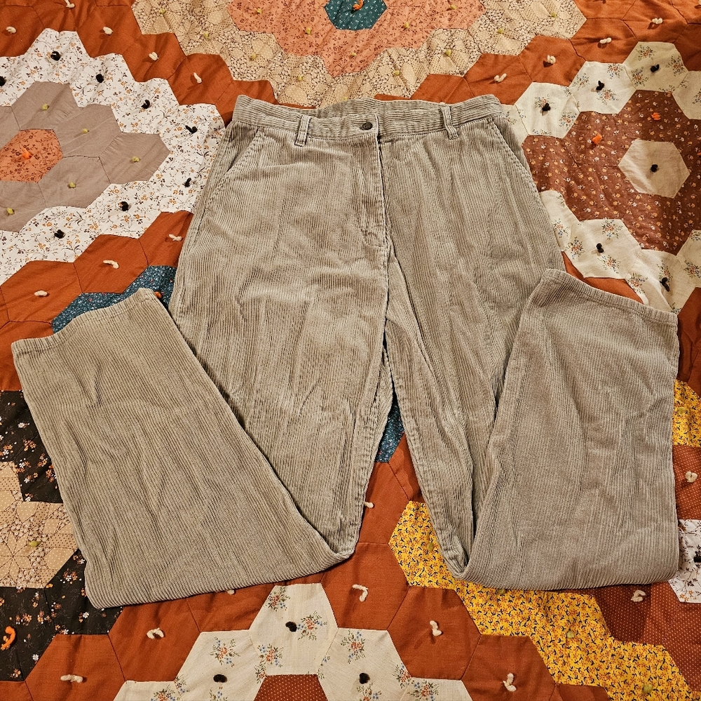 Vintage Woolrich Corduroy Tan Pants Straight Leg